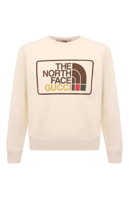Где купить Хлопковый свитшот The North Face x Gucci Gucci Gucci 