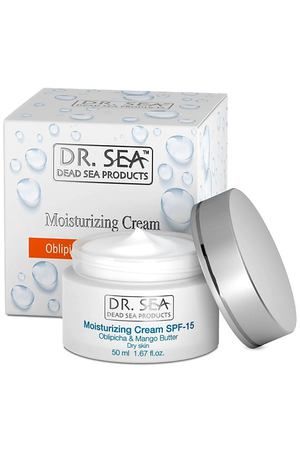 DR. SEA Увлажняющий крем для сухой кожи лица с маслом облепихи, экстрактом манго и витаминами SPF15 50