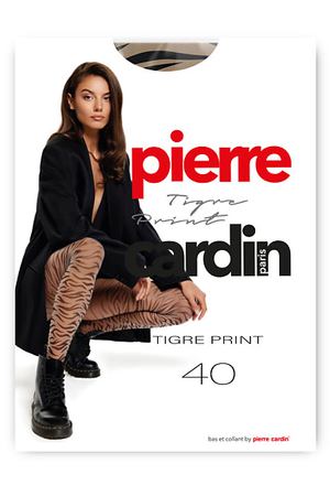 PIERRE CARDIN Колготки женские TIGRE print 40 VISONE