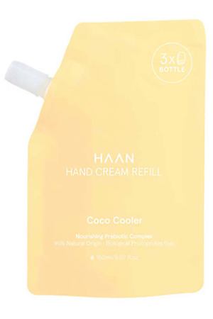 HAAN Крем для рук с пребиотиками "Освежающий кокос" в рефилле Pouch Hand Cream Coco Cooler