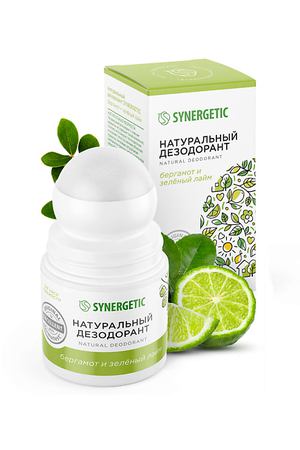 SYNERGETIC Натуральный дезодорант "бергамот - зеленый лайм" 50