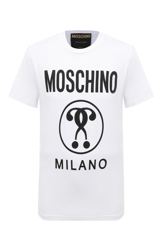 Где купить Хлопковая футболка Moschino Moschino 