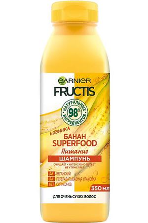 GARNIER Fructis Шампунь "Банан Superfood Питание" для очень сухих волос