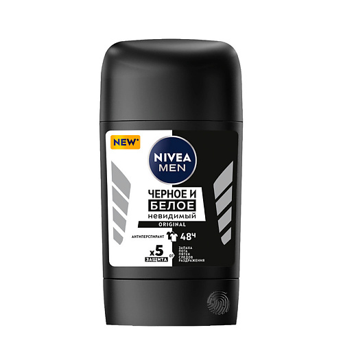 Где купить NIVEA MEN Антиперспирант стик "Черное и Белое" Original Nivea 