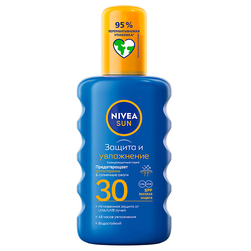 Где купить NIVEA Солнцезащитный спрей Sun "Защита и увлажнение" SPF 30 Nivea 