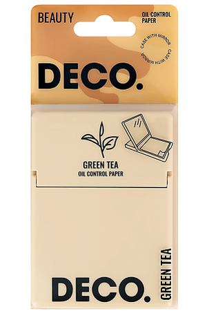 DECO. Салфетки для лица матирующие с экстрактом зеленого чая 50