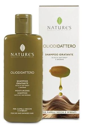 NATURE'S HARMONY AND WELLBEING Шампунь для волос увлажняющий Olio di dattero 200