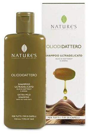NATURE'S HARMONY AND WELLBEING Шампунь для волос экстра мягкий Olio di dattero 200