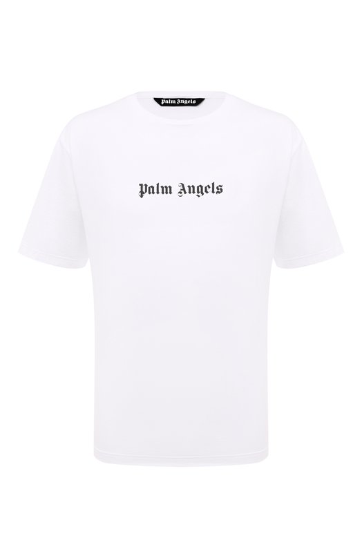 Где купить Хлопковая футболка Palm Angels Palm Angels 