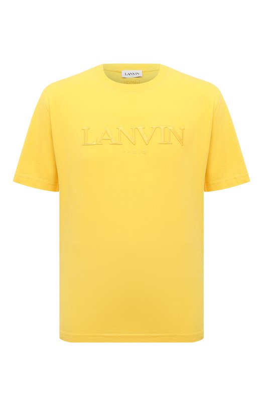 Где купить Хлопковая футболка Lanvin Lanvin 