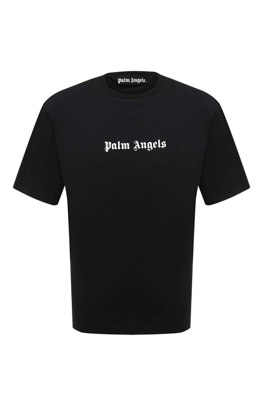Где купить Хлопковая футболка Palm Angels Palm Angels 