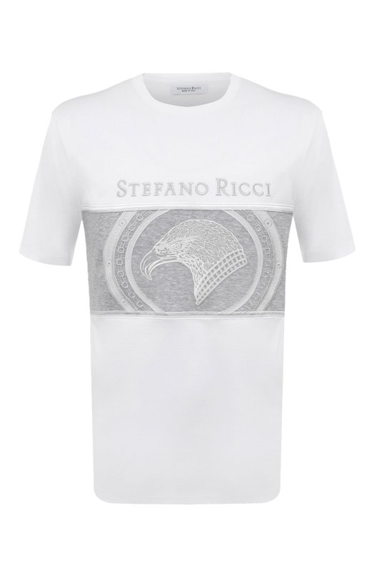 Где купить Хлопковая футболка Stefano Ricci Stefano Ricci 