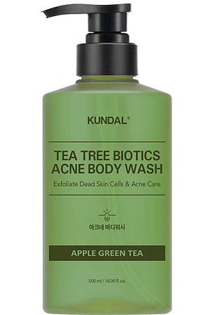 KUNDAL Гель для душа против акне Яблочный зеленый чай Tea Tree Biotics Acne Body Wash
