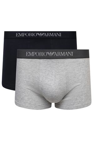 Комплект из двух хлопковых боксеров Emporio Armani