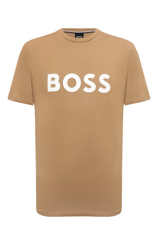 Где купить Хлопковая футболка BOSS Boss Hugo Boss 