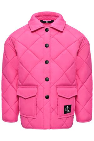 Стеганая куртка, розовая Calvin Klein