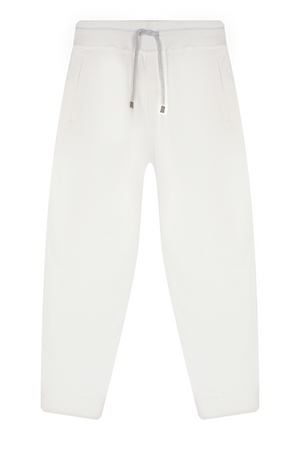 Белые спортивные брюки Brunello Cucinelli