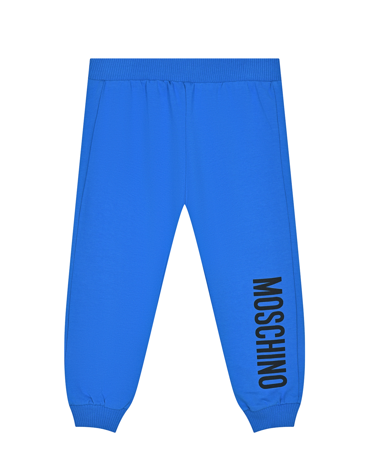 Где купить Синие спортивные брюки с черным лого Moschino Moschino 