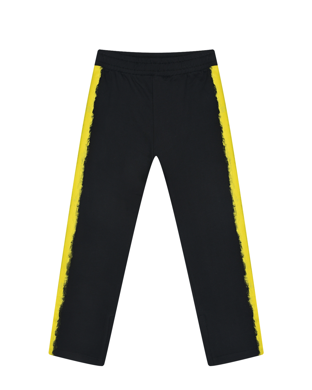 Где купить Черные спортивные брюки с желтыми лампасами Moschino Moschino 