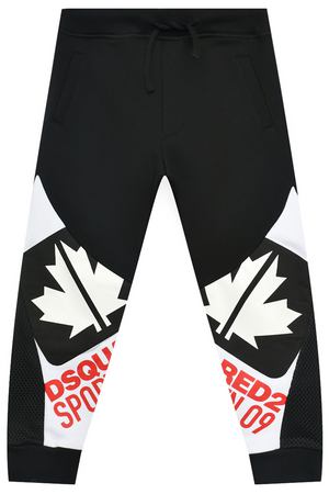 Спортивные брюки с лого, черные Dsquared2