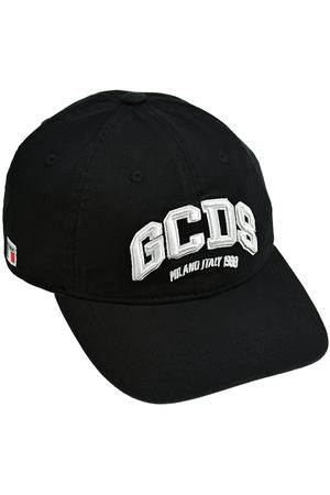Кепка с лого, черная GCDS