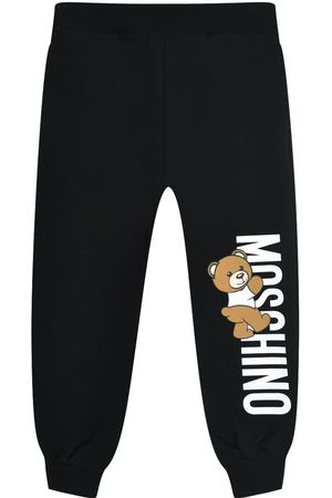 Спортивные брюки с вертикальным лого Moschino
