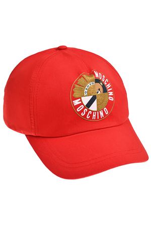 Бейсболка с лого, красная Moschino
