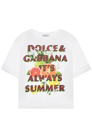 Футболка с принтом &quot;фрукты&quot; Dolce&Gabbana