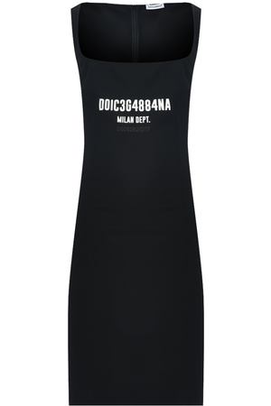 Платье эластичное с принтом Dolce&Gabbana