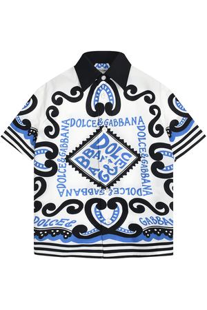 Рубашка со сплошными узорами Dolce&Gabbana