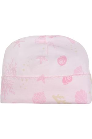 Розовая шапка с морским принтом Lyda Baby