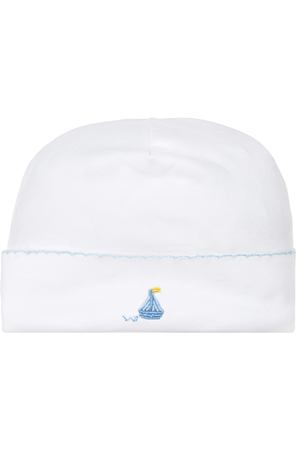 Белая шапка с вышивкой &quot;кораблик&quot; Lyda Baby