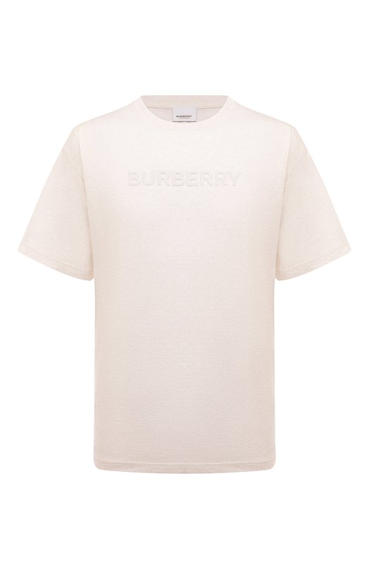 Где купить Хлопковая футболка Burberry Burberry 