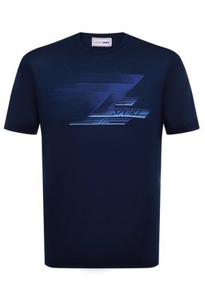 Хлопковая футболка Zilli Sport
