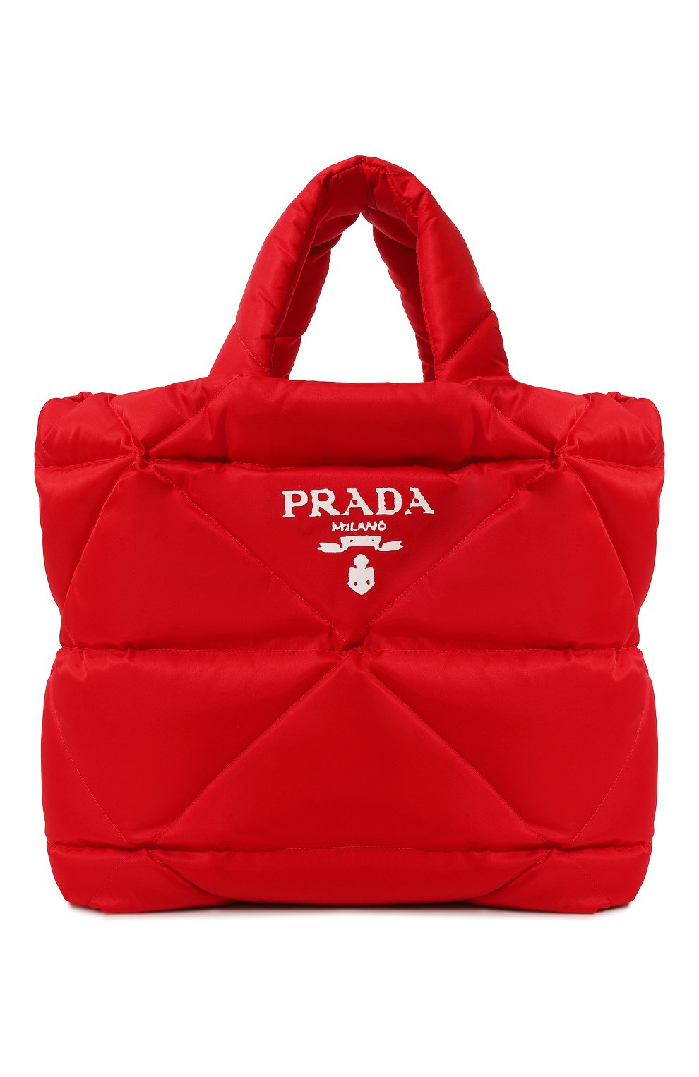 Где купить Текстильная сумка-тоут Prada Prada 