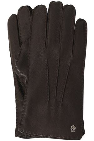 Кожаные перчатки с кашемировой подкладкой Roeckl