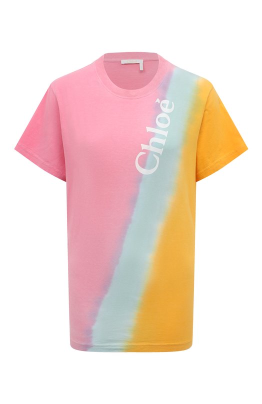 Где купить Хлопковая футболка Chloé Chloe 