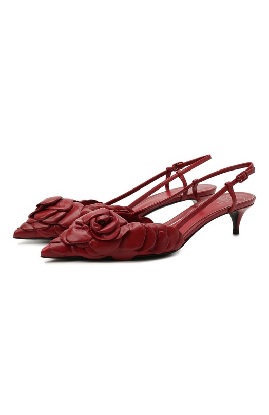 Где купить Кожаные туфли Atelier 03 Rose Edition Valentino Valentino 