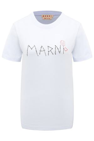 Хлопковая футболка Marni