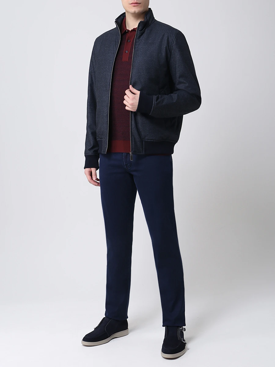 Где купить Поло из кашемира и шелка BERTOLO LUXURY MENSWEAR Bertolo