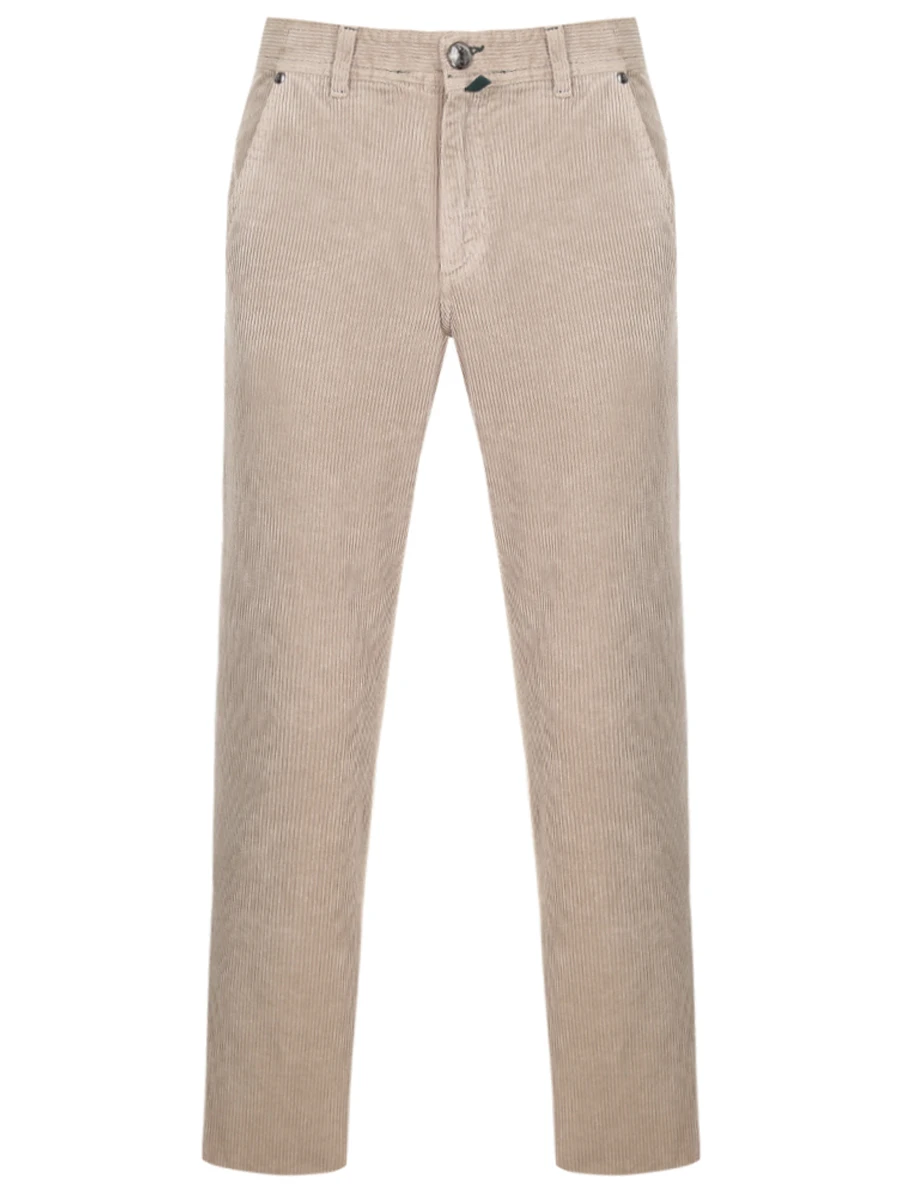 Где купить Брюки Slim Fit вельветовые LUIGI BORRELLI Luigi Borrelli