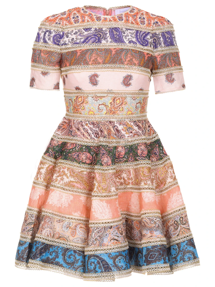 Где купить Платье льняное ZIMMERMANN Zimmermann