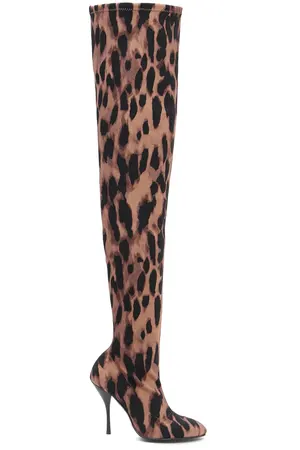 Текстильные ботфорты Shiloh STUART WEITZMAN