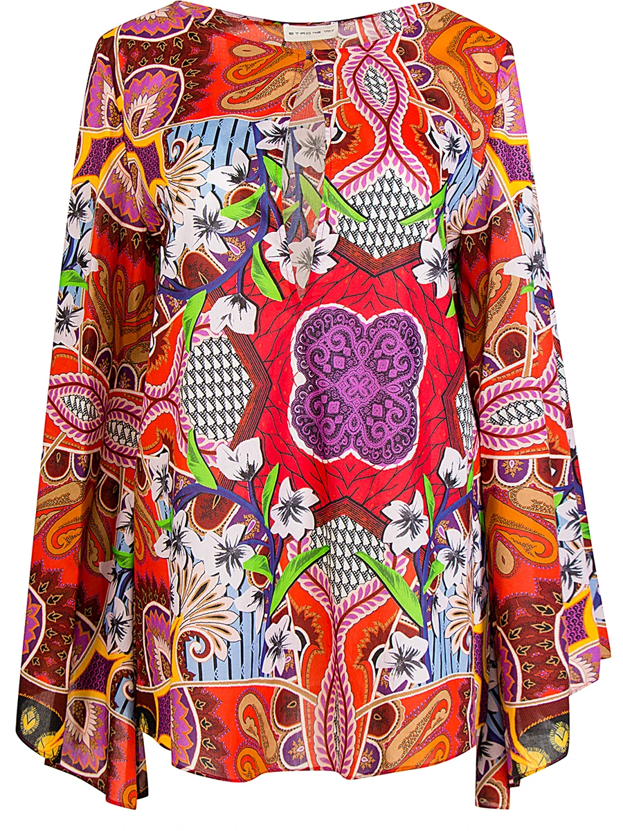 Где купить Хлопковая блуза ETRO Etro