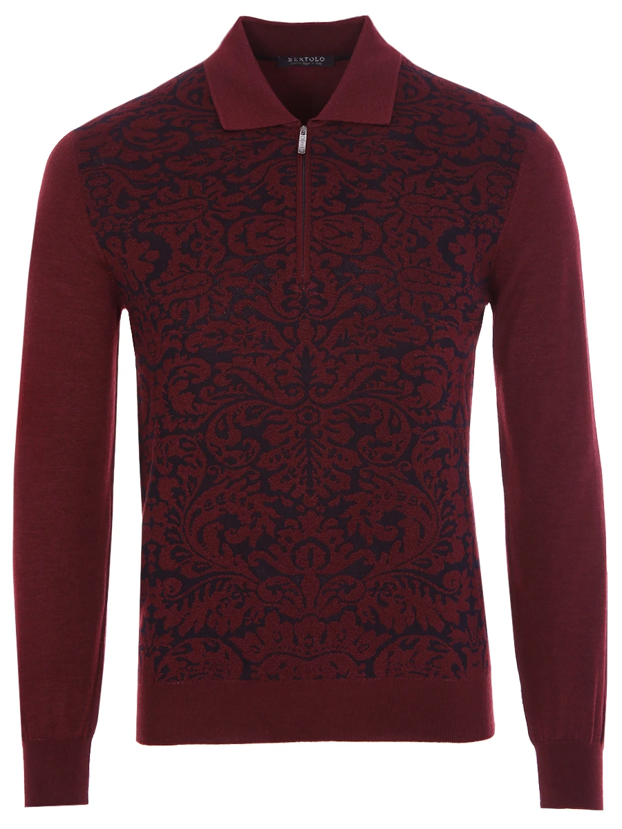Где купить Кашемировое поло с узором BERTOLO LUXURY MENSWEAR Bertolo
