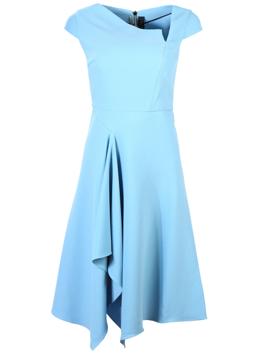 Где купить Платье-миди с оборкой ROLAND MOURET Roland Mouret