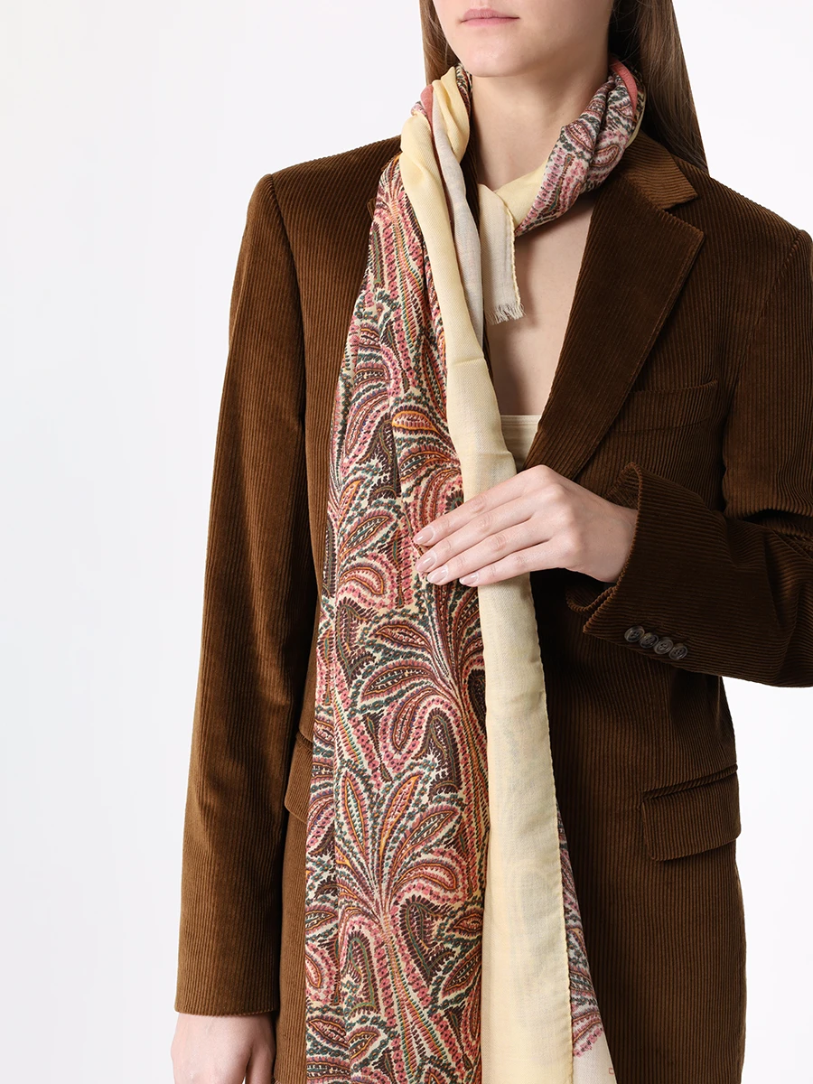 Где купить Палантин шерстяной ETRO Etro