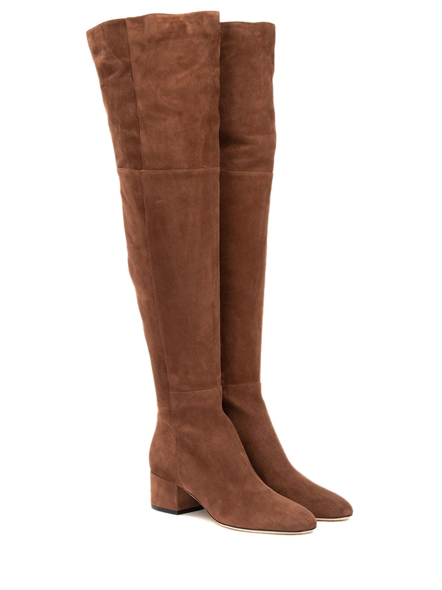 Где купить Замшевые ботфорты SERGIO ROSSI Sergio Rossi 