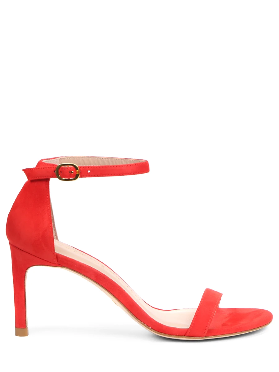 Где купить Босоножки замшевые Nunakedstraight STUART WEITZMAN Stuart Weitzman