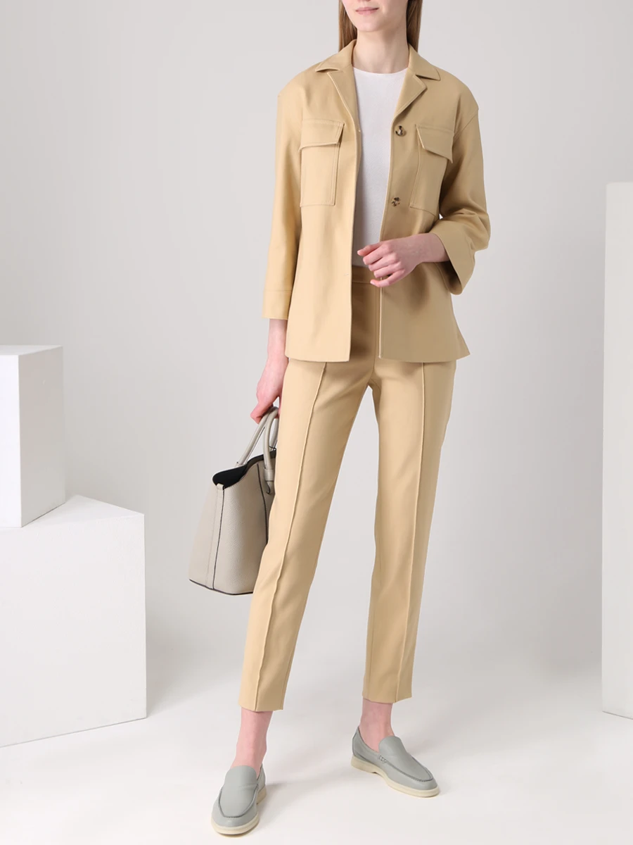 Где купить Брюки хлопковые Mirel LORO PIANA Loro Piana